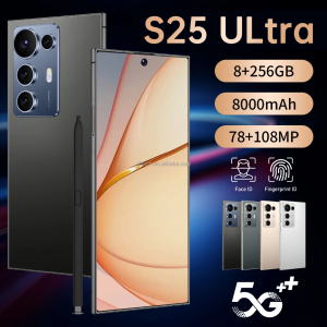 New S24 Pro Max Mobile Phone 3.0"e; HD Camera 2500mAH Face Unlock 4/5G Wifi Network Global Version Android Cell Gaming Smartphone