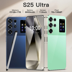 Real High Quality New S25 Ultra Smartphone 7.3 Inch Full Screen 22+1TB Android 15 S25 Ultra 5G Gaming Android Mobile Phones