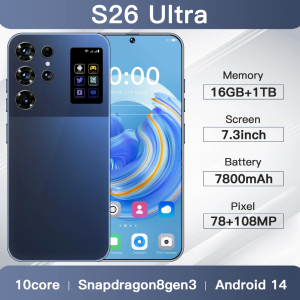 GalaxS S25 Ultra 7.3 HD 5G Smartphone Original Android 16GB+1TB Dual Sim 8000mAh 72MP+108MP Mobile Phone Decacore CPU LTE