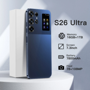 New Mate40 RS+ H-D 7.3 Inch Large Screen 16GB + 512GB Beauty Game Fingerprint Face Recognition GPS 5G Android 10.0 Mobile Phone
