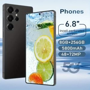 Latest Mobile Phones Unlocked Android 14 Smartphone 8GB+256GB