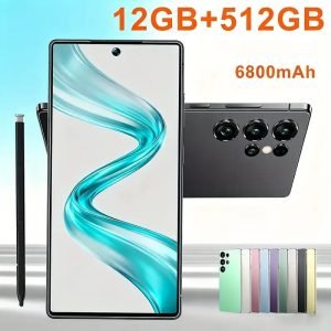 Latest Mobile Phones Unlocked Android 14 Smartphone 8GB+256GB