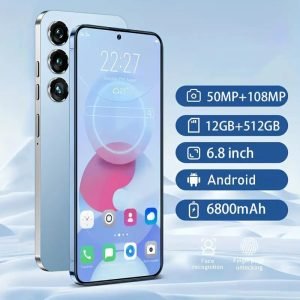 Latest Mobile Phones Unlocked Android 14 Smartphone 8GB+256GB