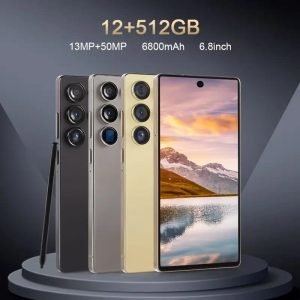 Latest Mobile Phones Unlocked Android 14 Smartphone 8GB+256GB