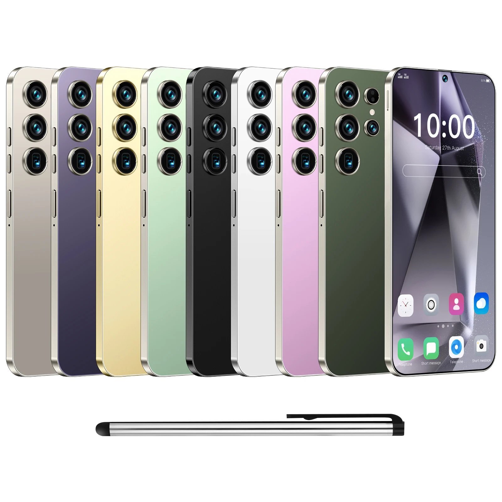 2025 New Original S26 Ultra Smartphones 16GB+1TB SlM 4K Curved Screen 108MP Rear Face Unlock Android 15 5G Mobile Phone