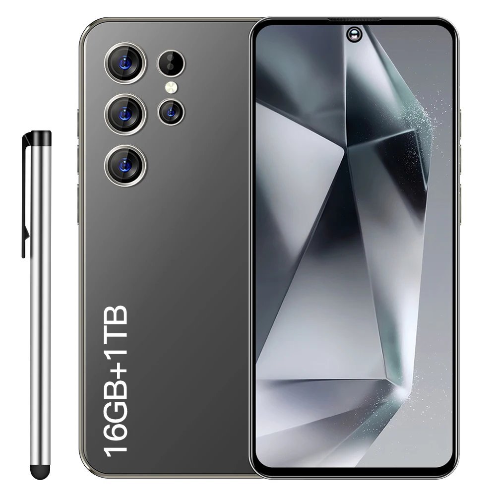 Global Version S24 Ultra 5G Gaming Smartphones 16GB+1TB 6.7Inch HD Full Screen 23+48MP  Mobile Phones with LTE/CDMA