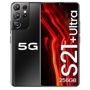 Hot Selling Dual SIM Original for S21+ ULTRA 12GB+512GB 6.7 Inch Smart Full Display Android 10.0 Gaming Mobile Cell Phones